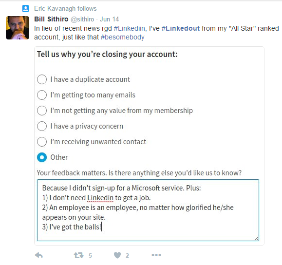 #LinkedOut